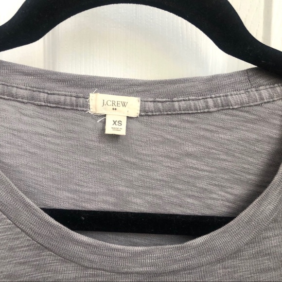 J.Crew zebra gray tee shirt sequin XS - Picture 8 of 9